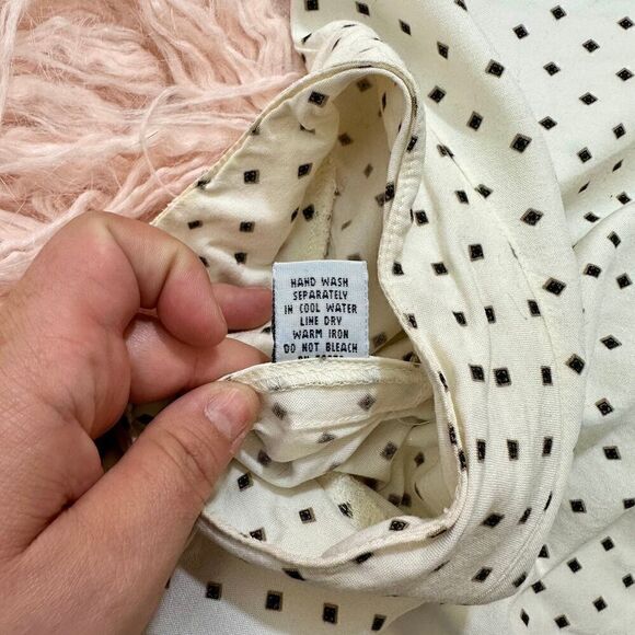 Women’s Medium Vintage Mock Neck Blouse - Picture 2 of 6